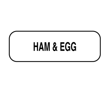 Ham & Egg Label 1/2 X 1-1/2